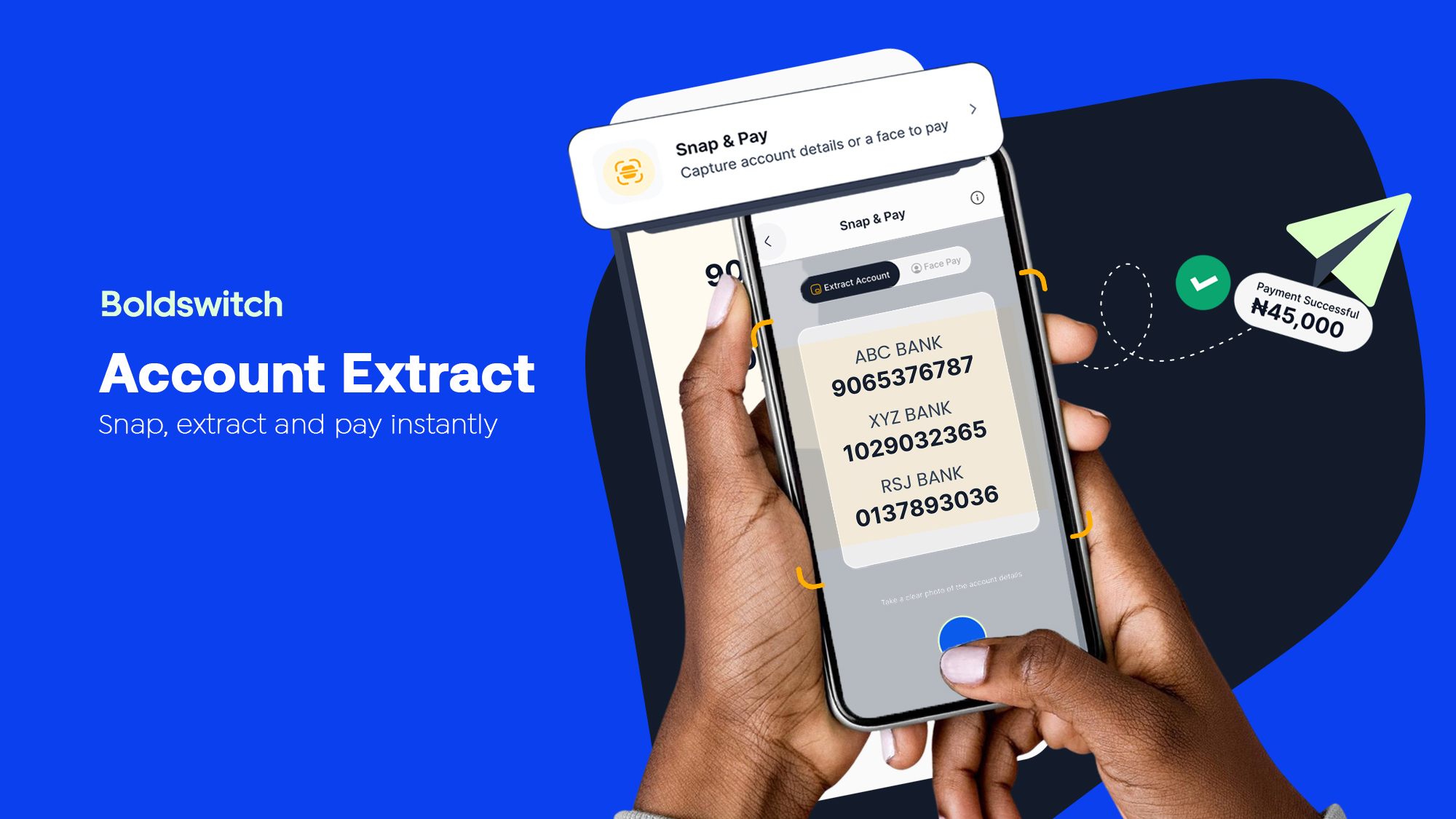 Extract Account: Snap, Detect, and Pay with Boldswitch – Boldswitch ...